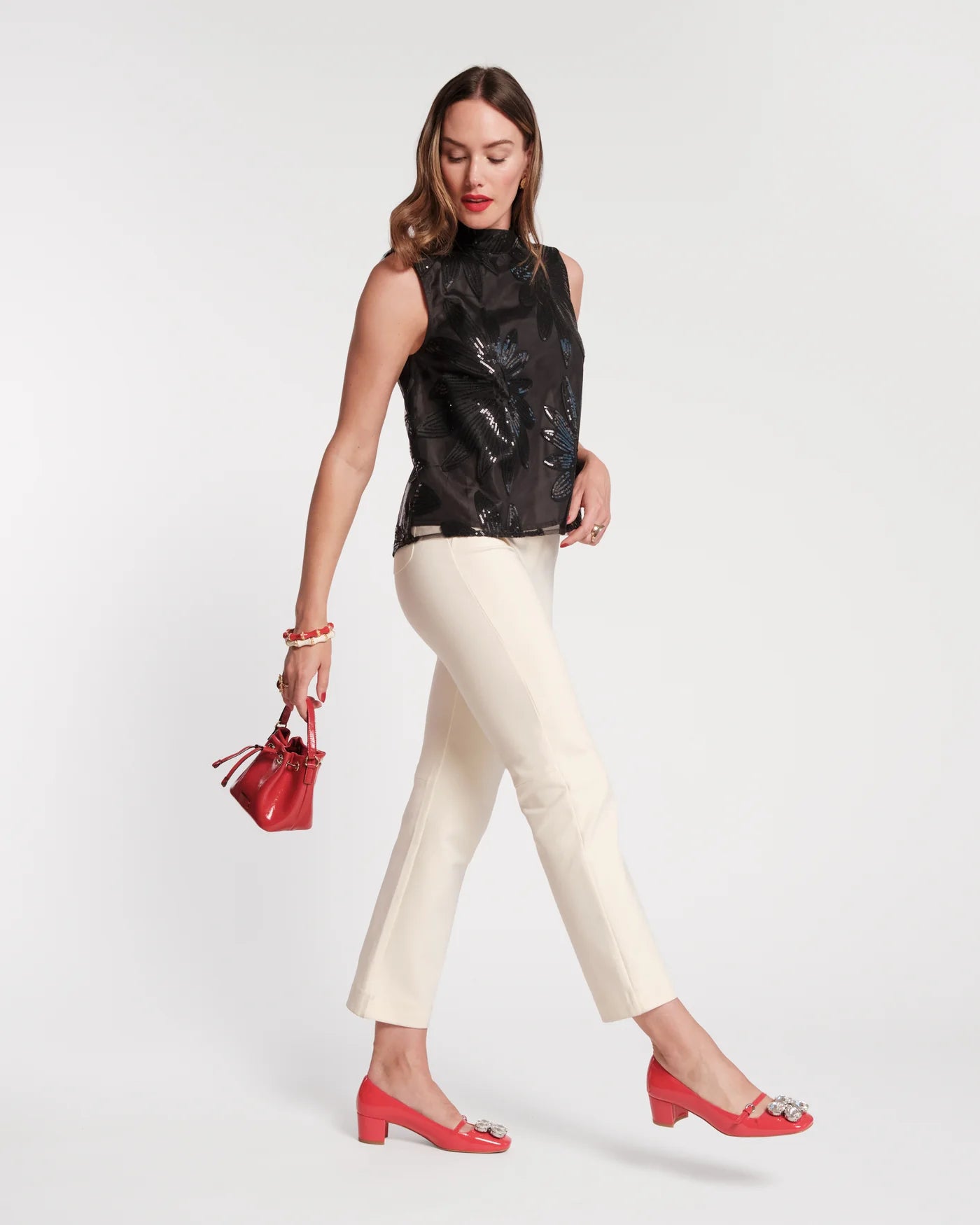 DIPLOMAT SEQUIN TOP