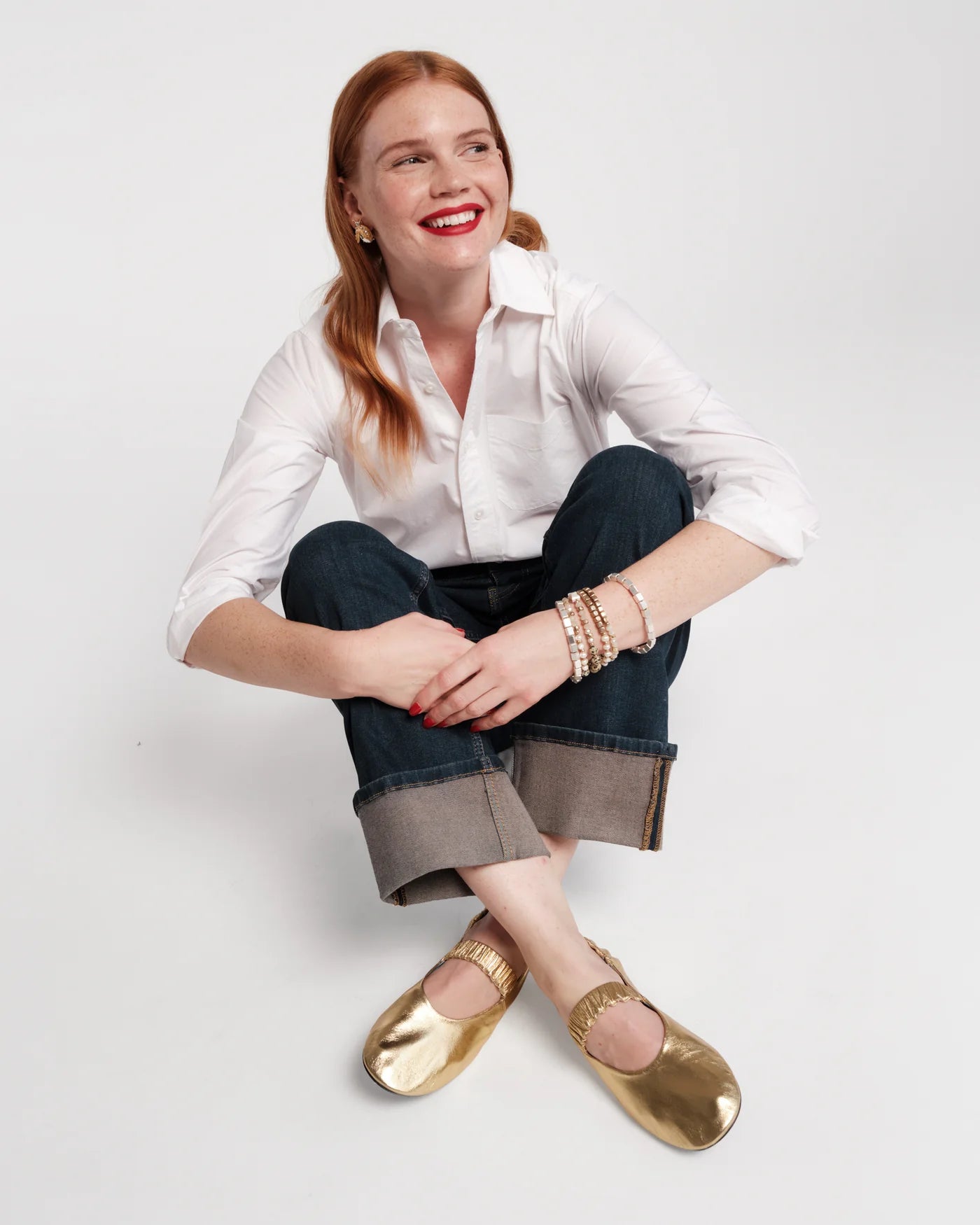 SMARTY CUFFED JEANS