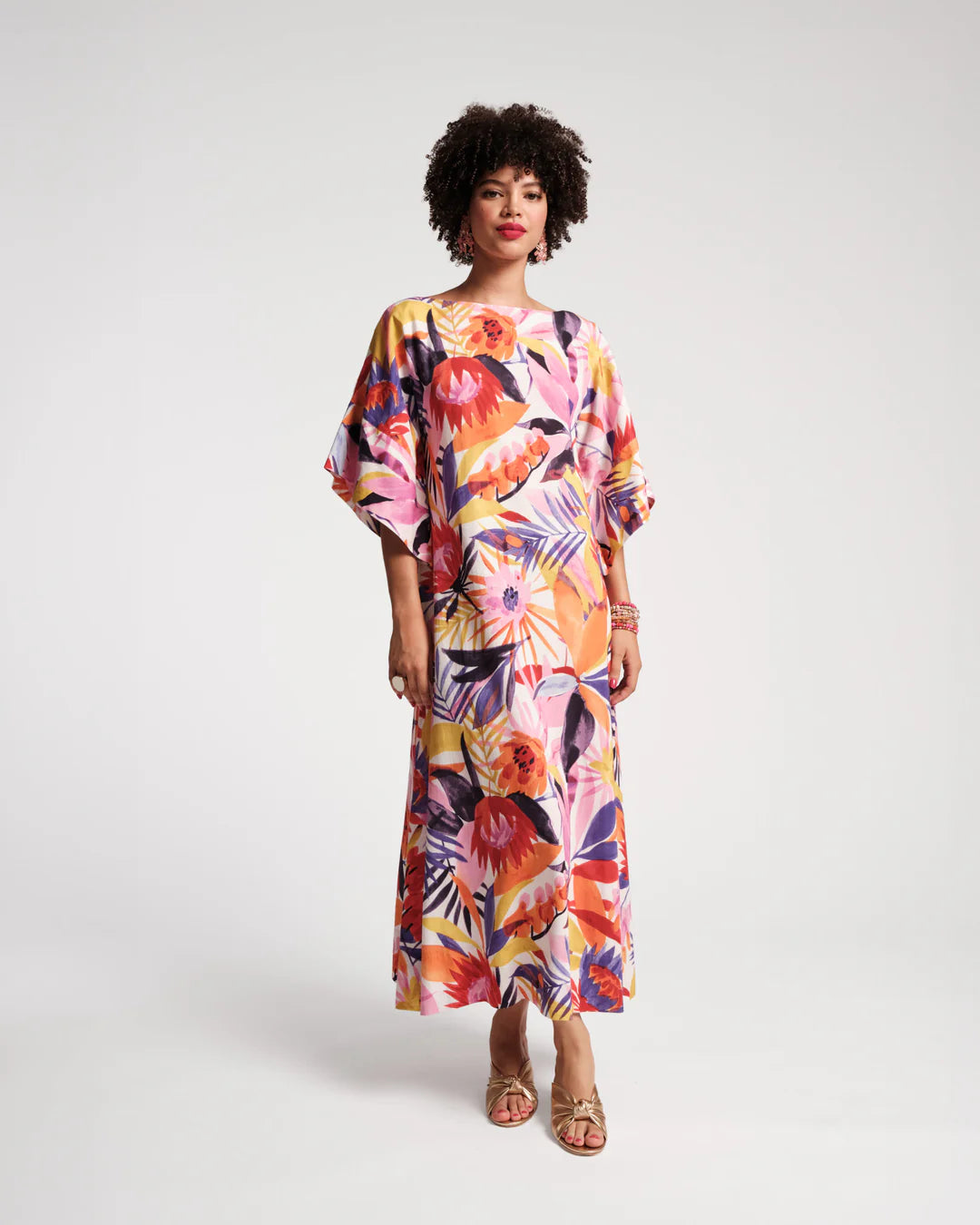 FRANCES VALENTINE SPINNAKER MAXI DRESS