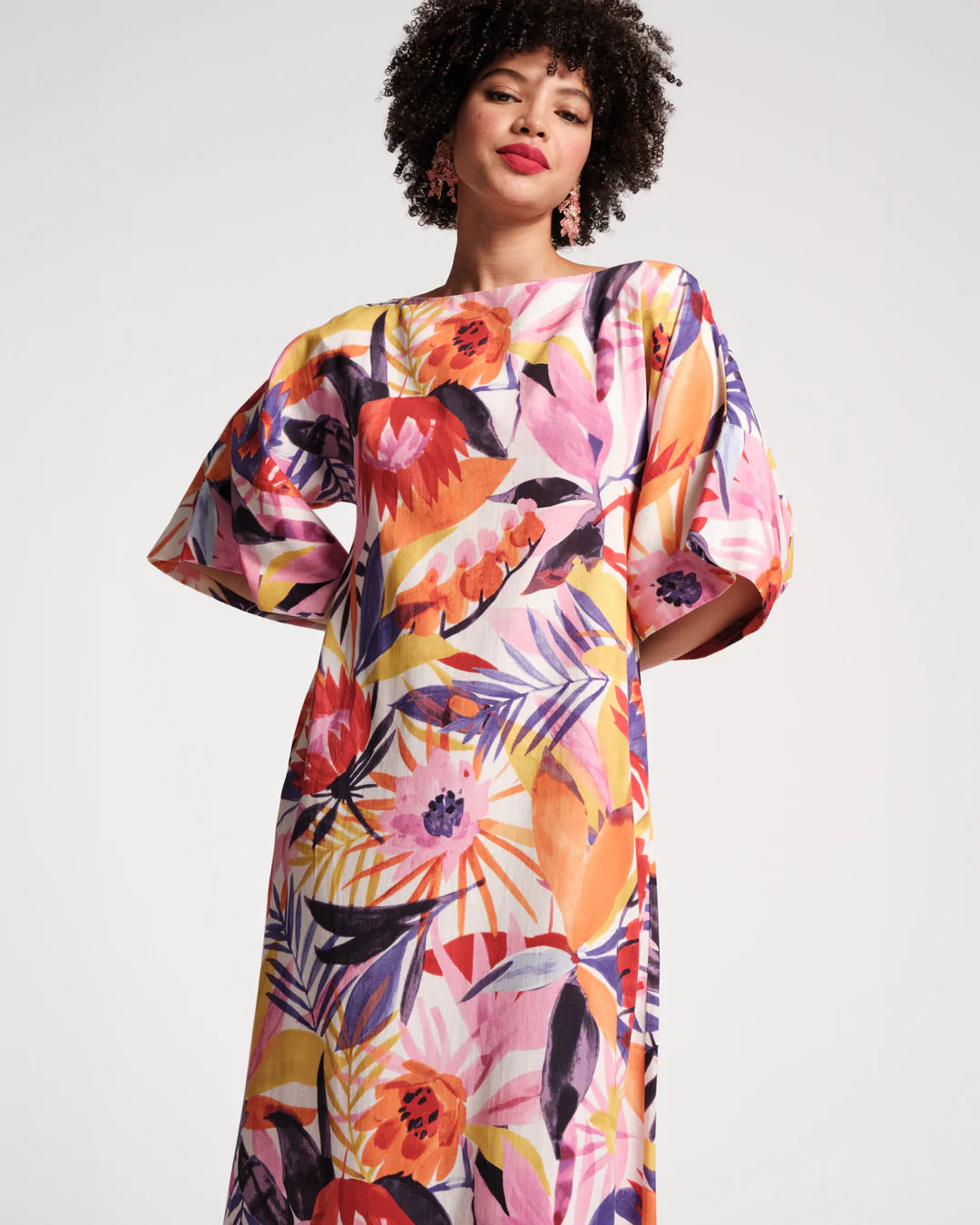 SPINNAKER MAXI DRESS LANAI PRINT