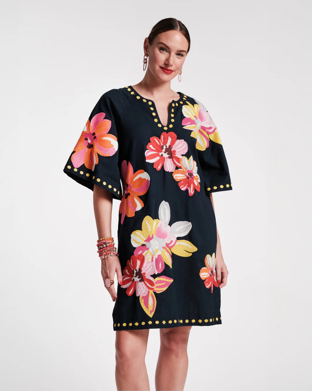 CHARMING CAFTAN MINI SUN FLORAL