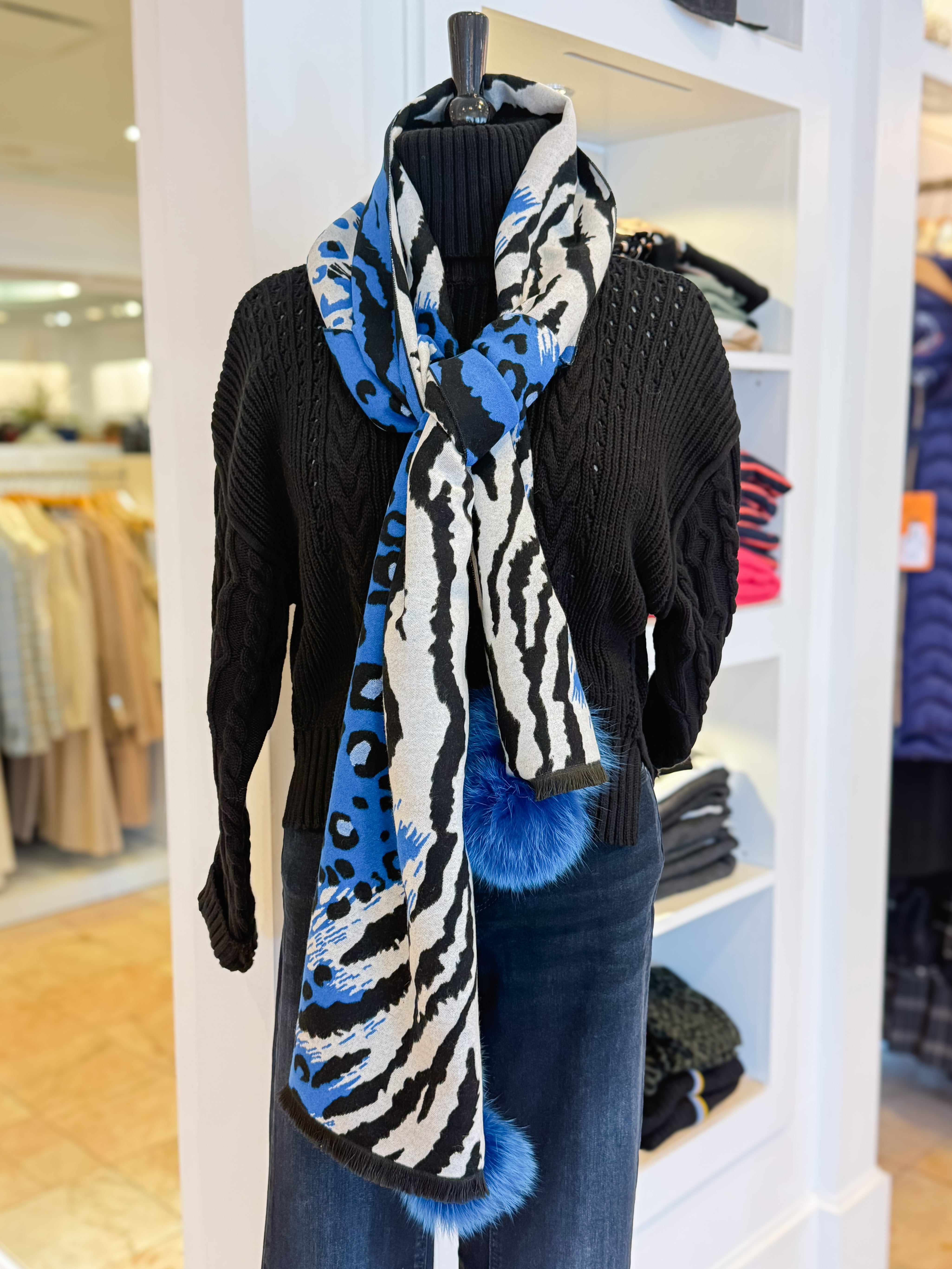 ZEBRA SCARF
