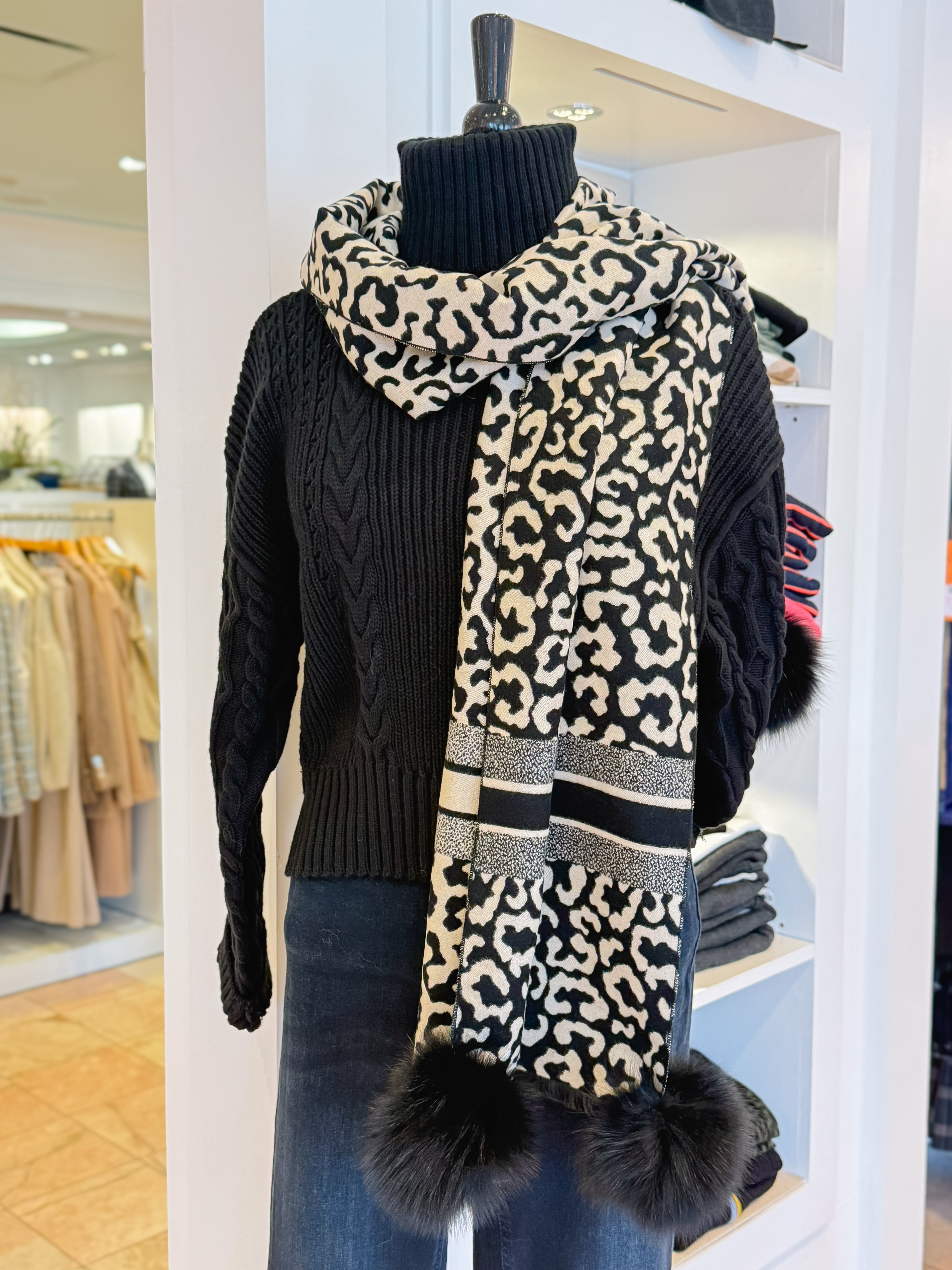 ANIMAL PRINT SCARF