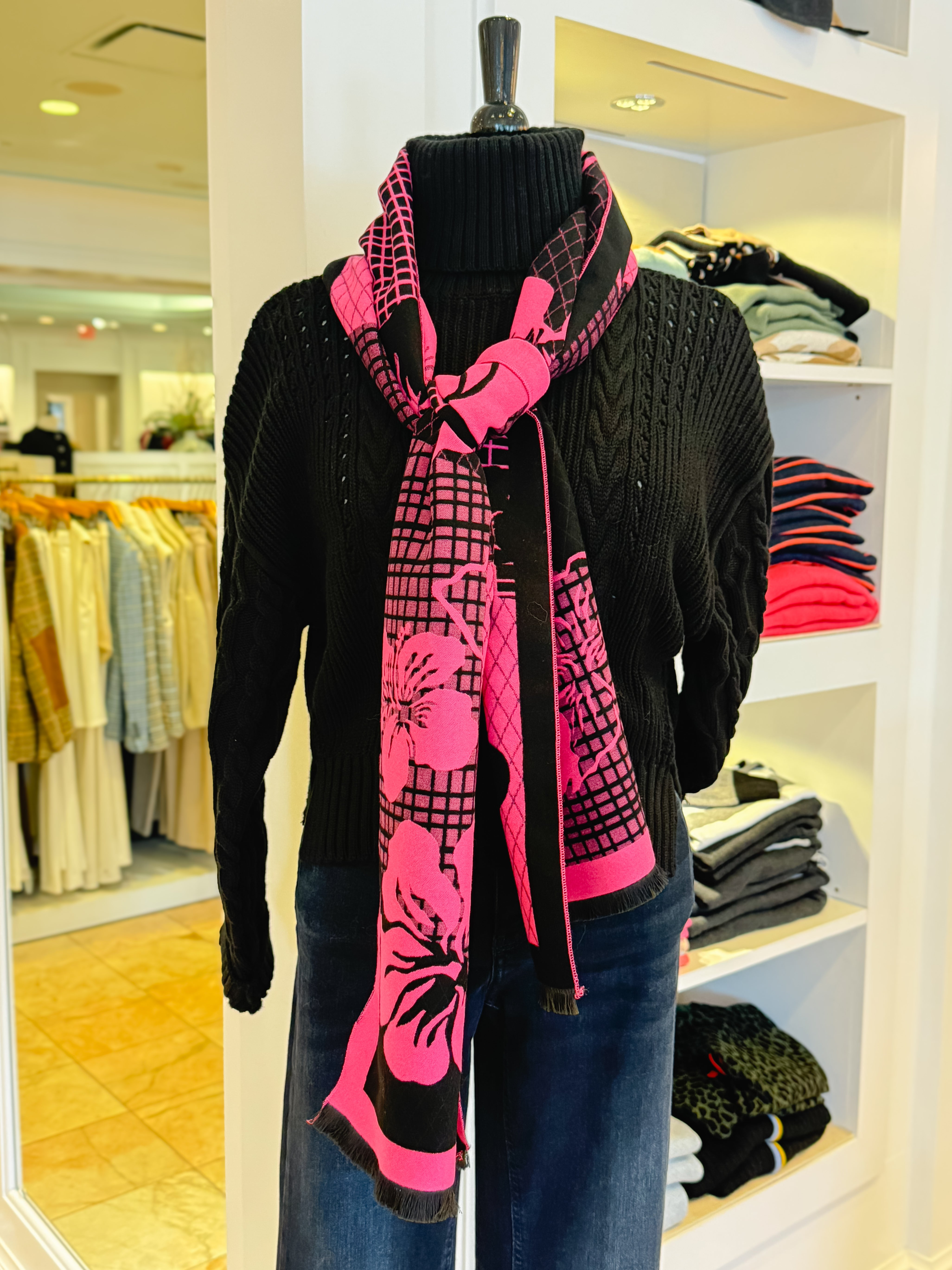 HIBISCUS SCARF