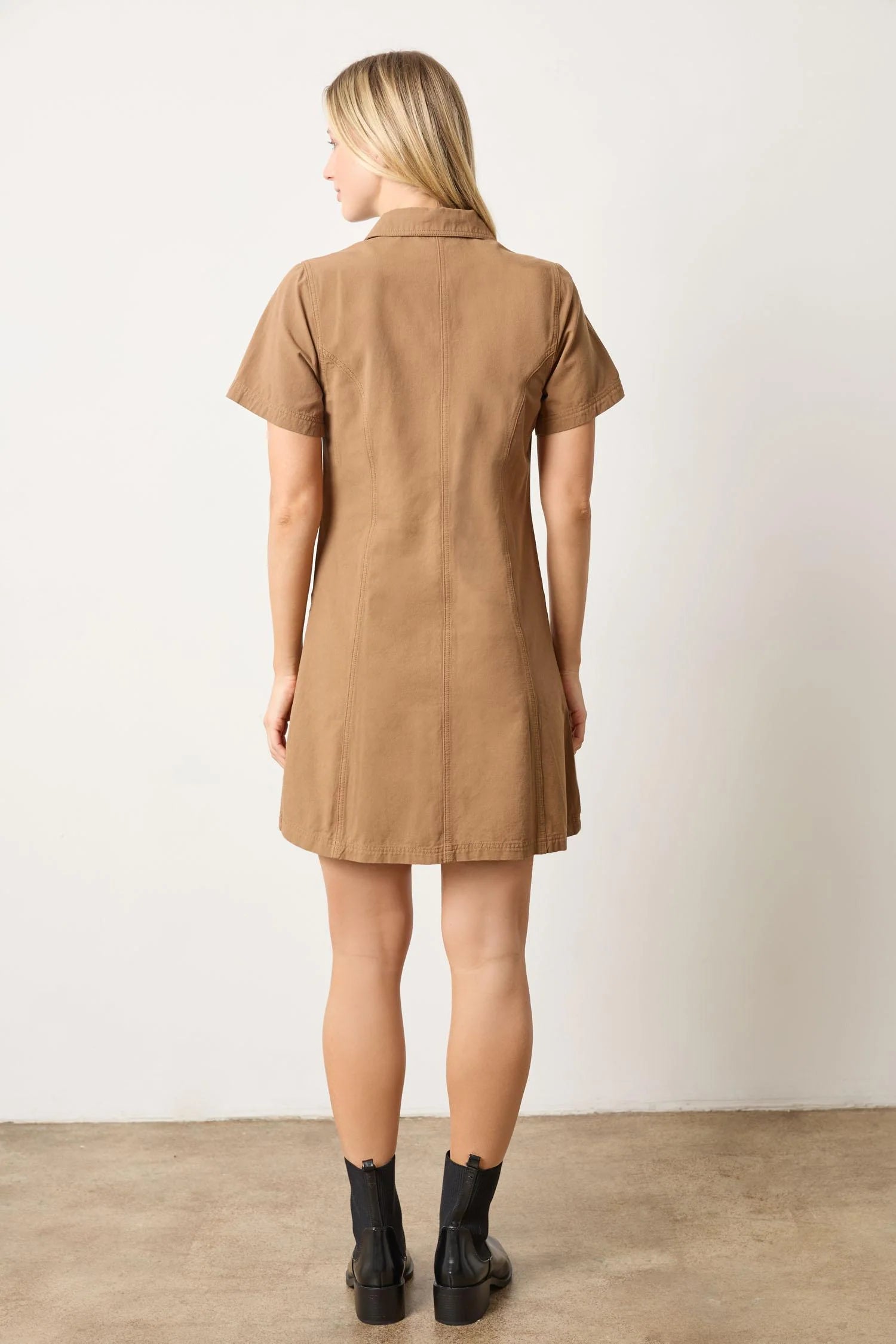 TWILL SHIRT DRESS