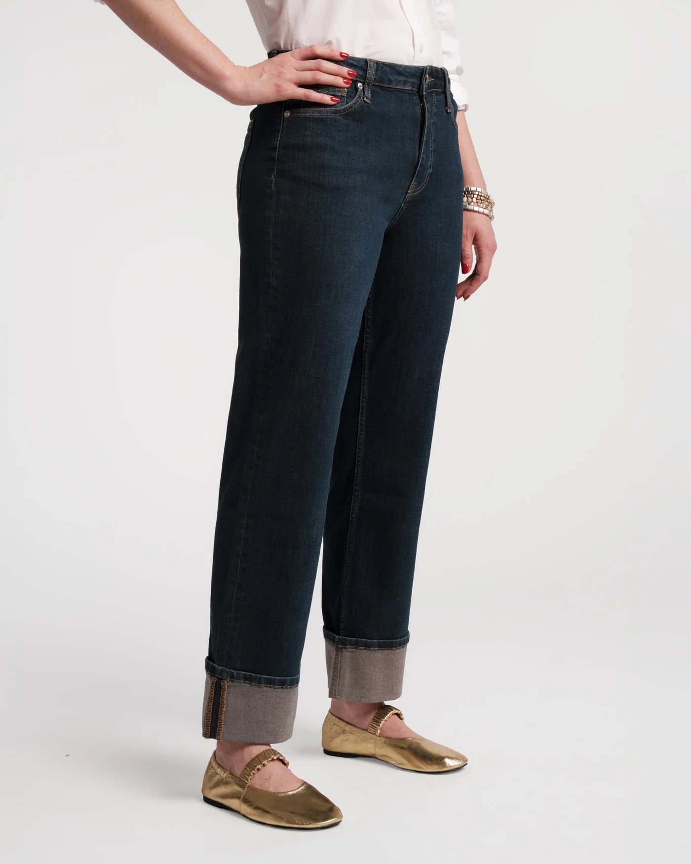 SMARTY CUFFED JEANS