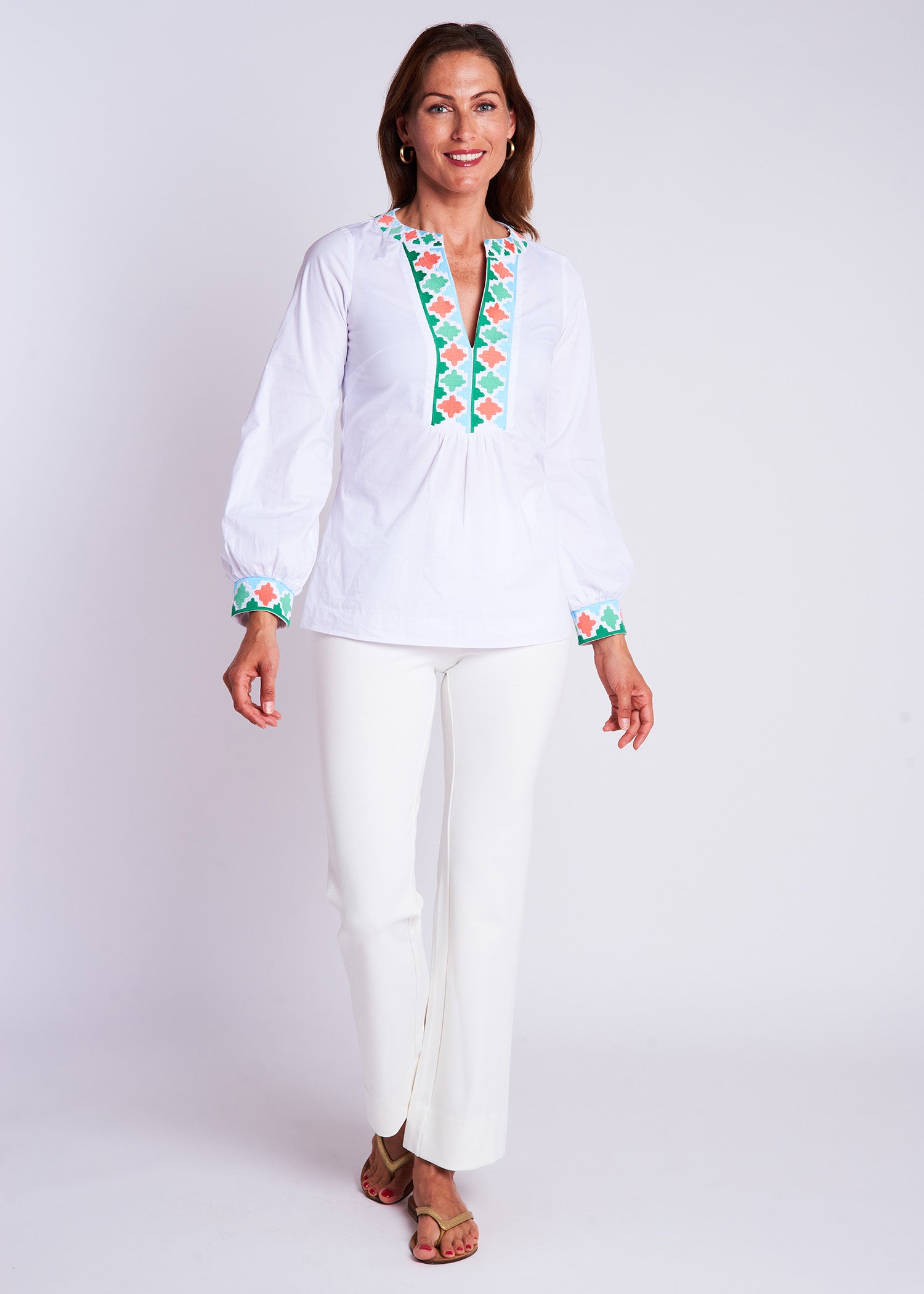 Clementine Blouse White