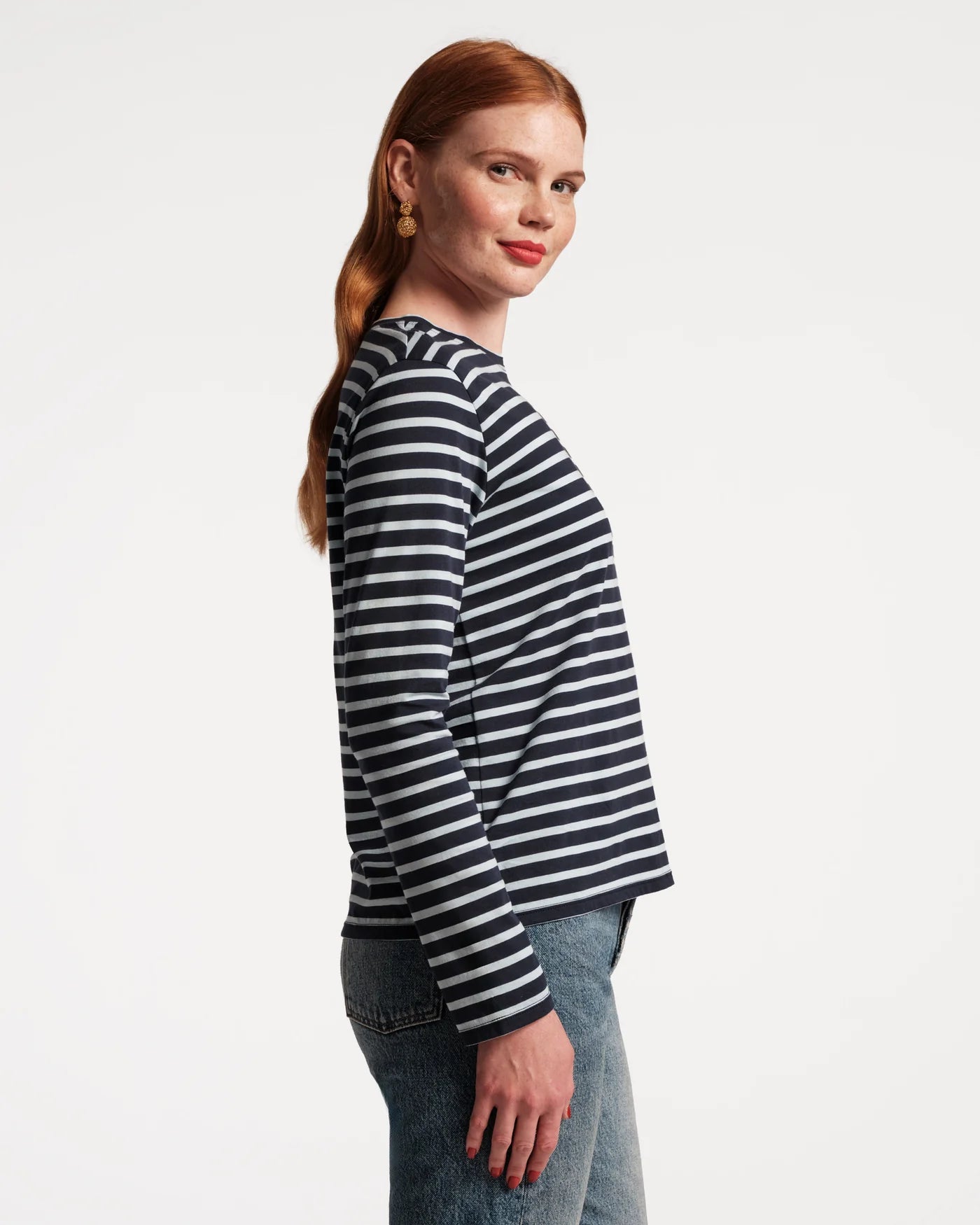 LONG SLEEVE STRIPED T-SHIRT