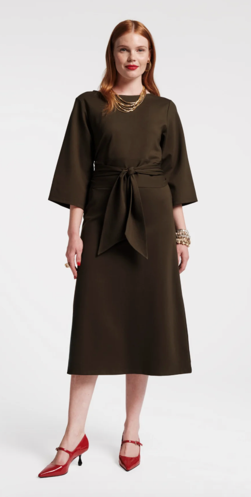 Frances Valentine WHITNEY WRAP DRESS
