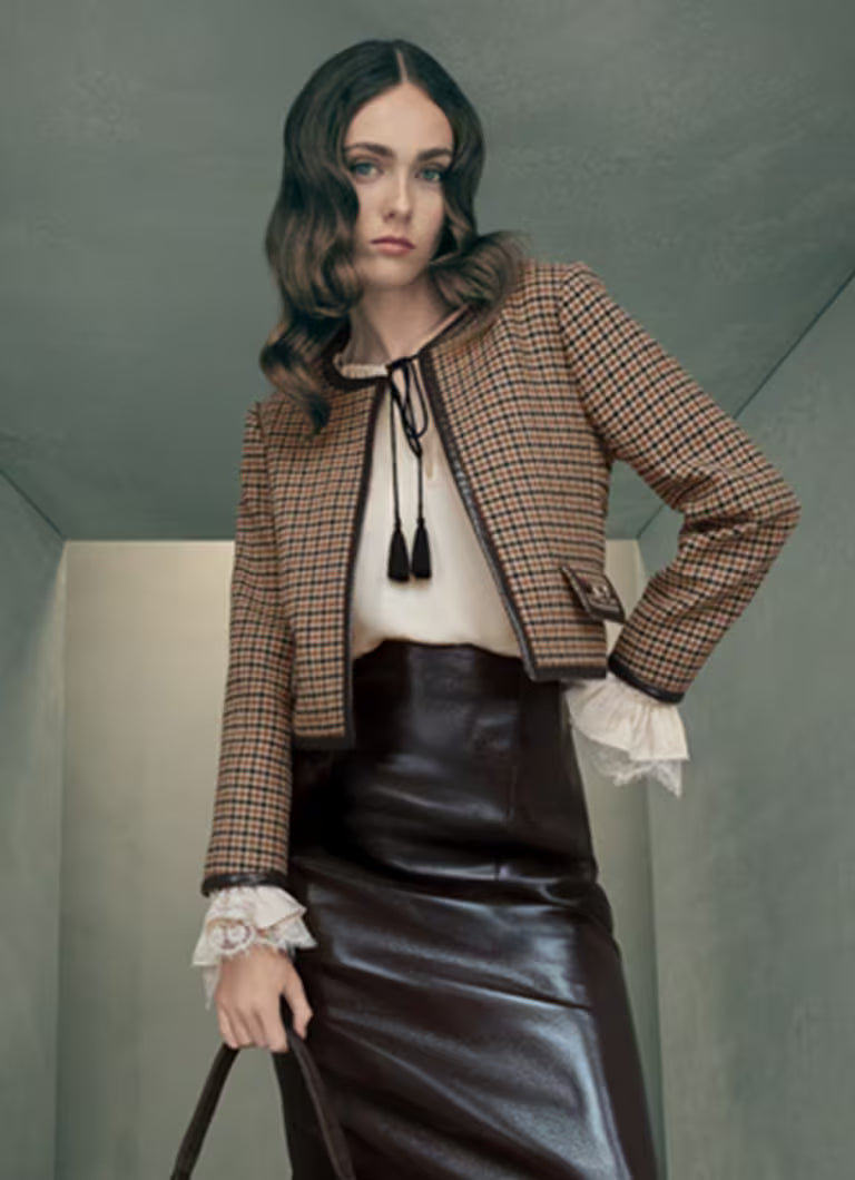 ZISOU CHECK JACKET