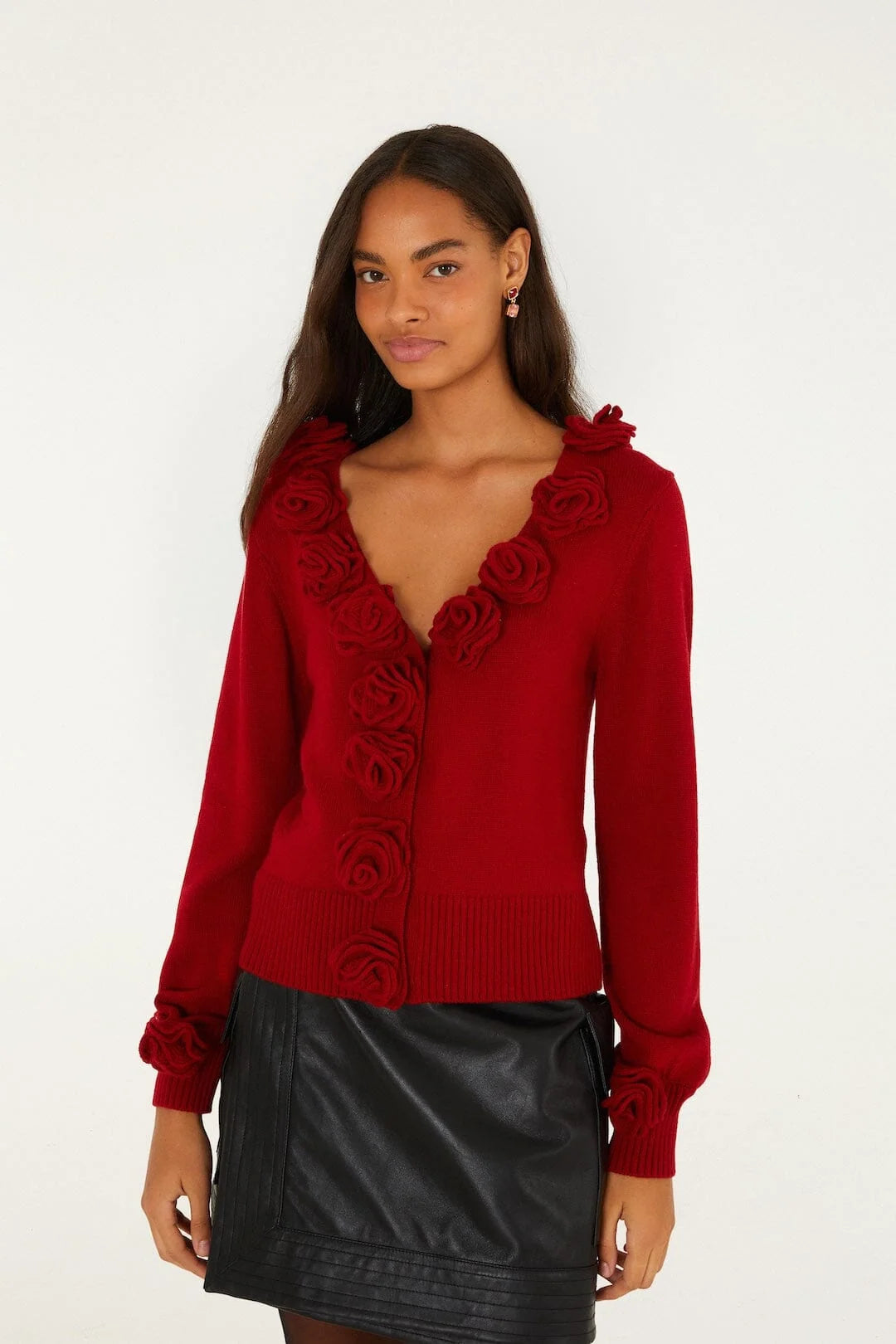 Farm Rio 3D FLOWERS CARDIGAN