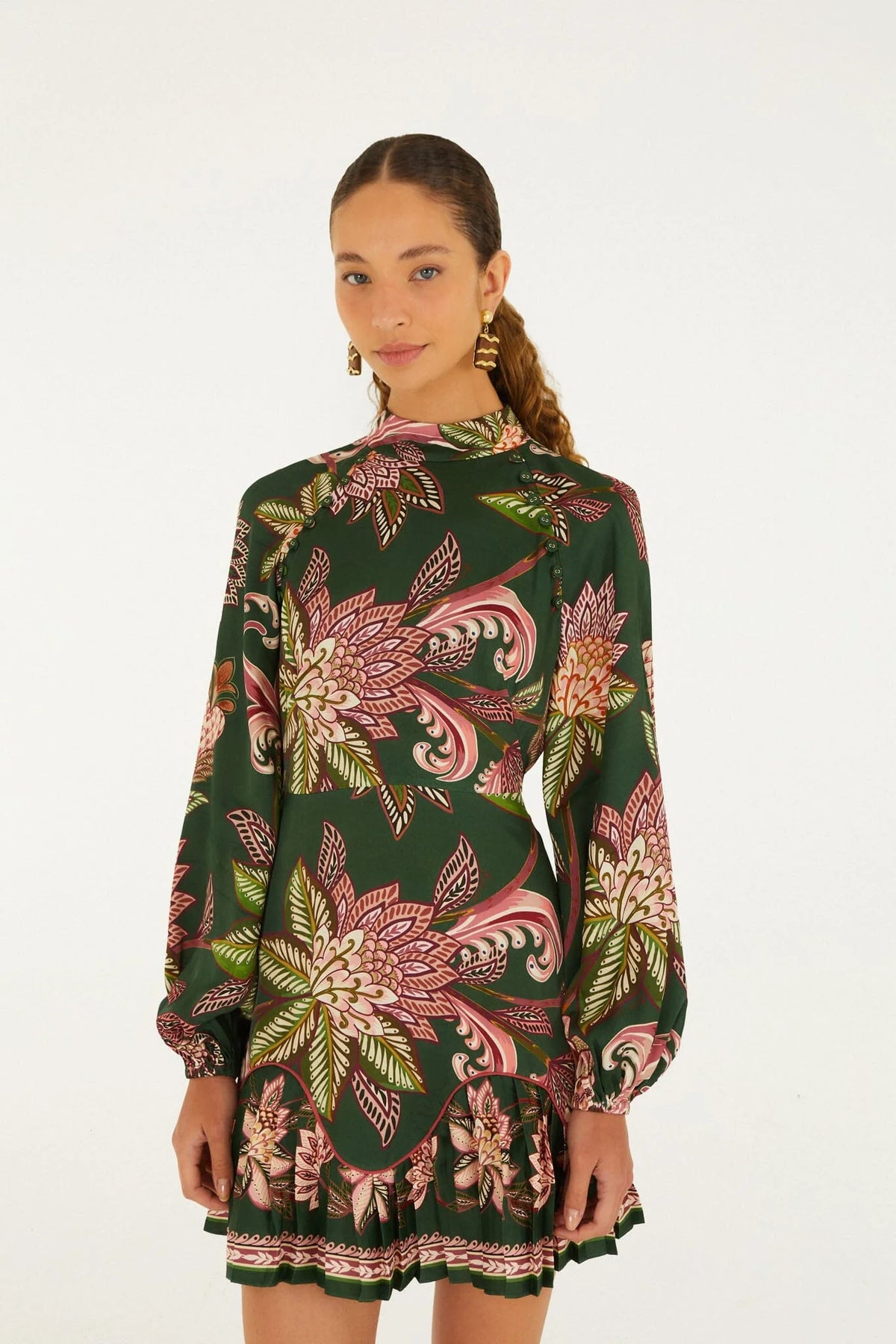 Farm Rio ARABESQUE PARADISE DRESS