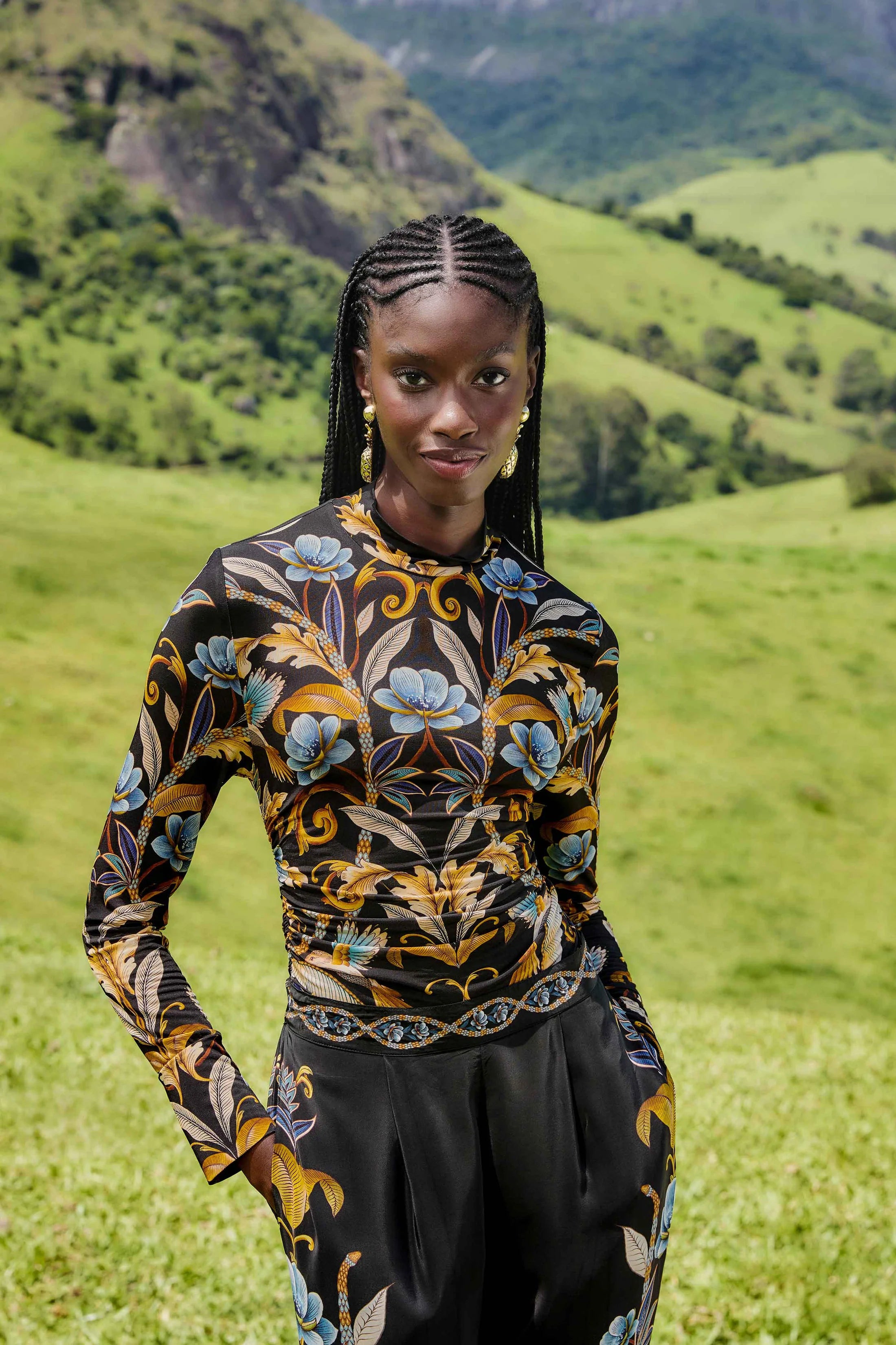FARM Rio JERSEY BLOUSE