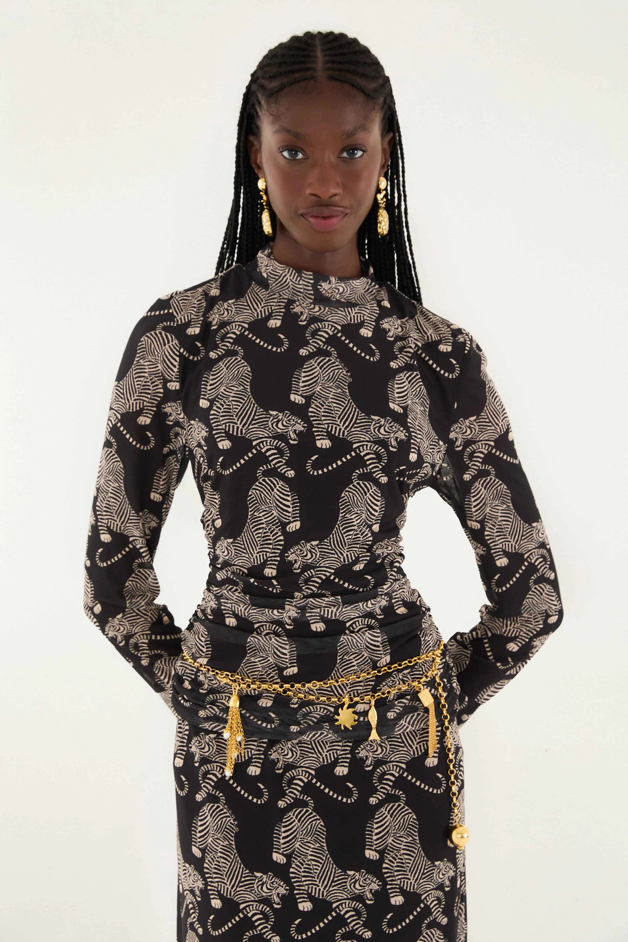 FARM Rio TULLE BLOUSE