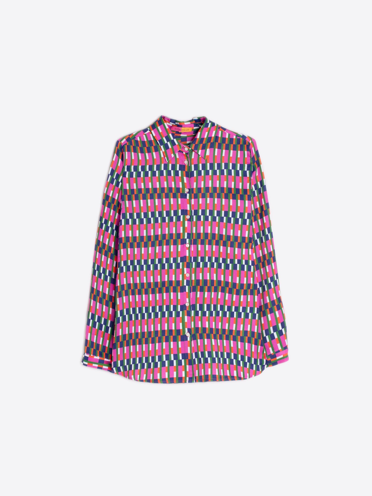 Vilagallo GEOMETRIC BLOUSE